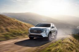2021 Hyundai Santa Fe Hybrid Front Left in Silver
